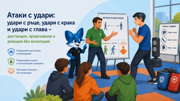 Илюстрация към темата „Атаки с удари“