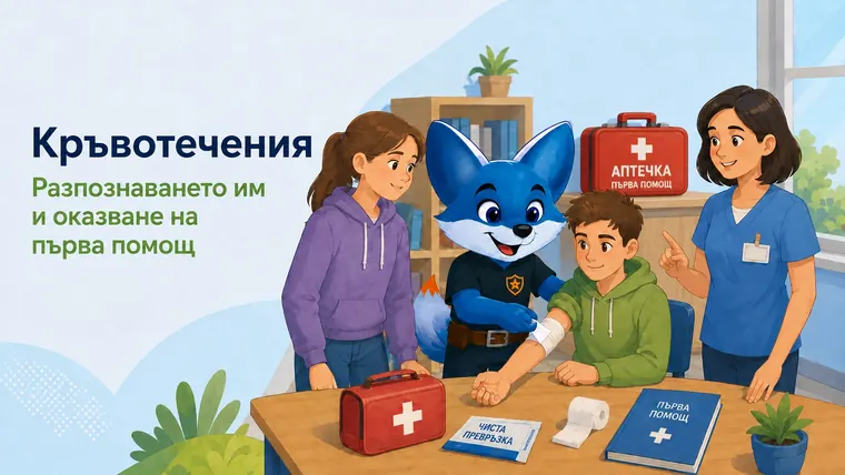 Илюстрация към темата „Кръвотечения и спирането им“