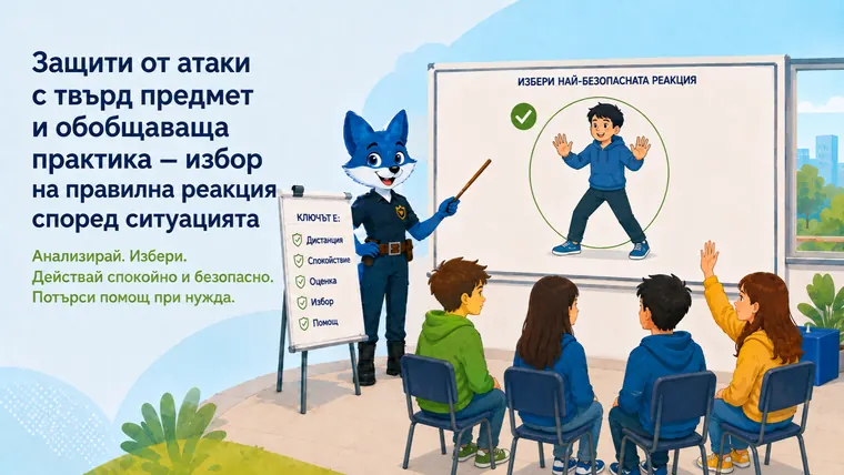 Илюстрация към темата „Защити от твърд предмет и обобщаваща практика“